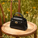 CHARLES&KEITH鳄鱼纹凯莉包手提包斜挎婚包包女包生日礼物CK2-50270880-1