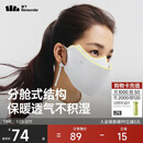 蕉下口罩冬季男士防寒保暖口罩骑行防风面罩分舱可喝水口罩女高颜值