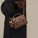 viney【陈妍希同款】包包女包牛皮斜挎包剑桥包生日新年礼物送女生女友