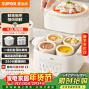 苏泊尔（SUPOR）电炖盅电炖锅隔水炖家用全自动煲汤炖汤锅陶瓷燕窝炖盅4.5L蒸炖一体多功能锅3-4人 DZ25FC873