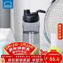 乐扣乐扣（LOCK&LOCK）大容量水杯tritan运动摇摇杯便携提手水壶男女塑料杯子1.5L黑色