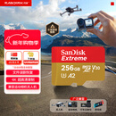 闪迪（SanDisk）256GB TF(MicroSD)内存卡 4K极速金卡A2 V30 U3行车记录仪 运动相机无人机 监控存储卡 读190MB/s