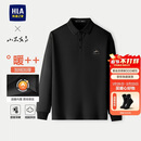 HLA海澜之家【加绒】polo衫男冬季山不在高系列宽松上衣男过年