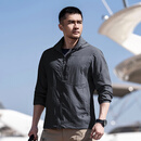 龙牙隐之游隼战术轻量便携风衣加强版通勤运动户外透气抗静电透气轻薄 谍影灰 M 175/96A