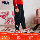 FILA斐乐儿童童装休闲长裤2026年春季男女童针织运动裤新年款