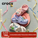 CROCS卡骆驰贝雅儿童洞洞鞋男女童户外包头沙滩鞋拖鞋/207013/207012 白色-100 35 (215mm)