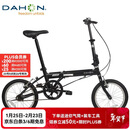 大行（DAHON）折叠自行车16英寸YUKI超轻迷你便携男女式通勤单车KT610 黑色 