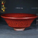 承韵尚樽（VHUNSZON）陈大鹏黄鹧鸪国大师建盏茶杯主人杯功夫茶具品茗杯四色盏杯见面礼 红鹧鸪斑撇口10.5×4.3cm