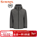 SIMMS24款挑战者冲锋外套冲锋裤钓鱼服路亚防雨水外套涉水裤prodry PG-13934冲锋外套灰色 L