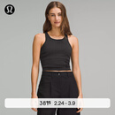 lululemon丨Ebb to Street 女士短款工字运动背心 内置内衣 LW1CJUS 黑色 S /6