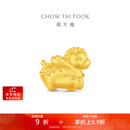 周大福马年生肖小唐马足金黄金转运珠配绳 EOR1604新年礼物