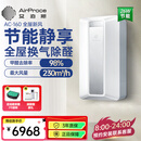 艾泊斯（AirProce）新风空气净化器AC-160家用卧室换气壁挂新风净化机 壁挂式