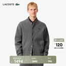 LACOSTE法国鳄鱼男装25秋冬新款时尚百搭针织衫开衫外套|AH5170 050/深灰色 L 5