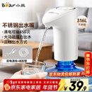 小熊（Bear）抽水器桶装水 饮水机抽水神器 水泵压水器纯净水电动取水器 矿泉水自动上水器 YSJ-H06D1