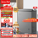 美的（Midea）100L单温家用冰柜减霜冷藏冷冻柜两用小冰柜一级能效节能冷柜小型冰箱BD/BC-100KMF(E)国家补贴