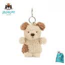 Jellycat吉利猫挂件巴塞罗熊挂件邦尼兔钥匙扣西高地腊 卷毛小狗挂件 10cm 赠送防尘袋