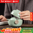 金镶玉功夫旅行茶具套装泡茶壶 快客杯飘逸杯盖碗汝窑 祥龙快客杯