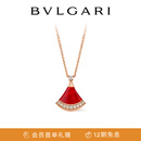 宝格丽（BVLGARI）DIVAS’ DREAM系列红玉髓镶钻18K玫瑰金项链 361251