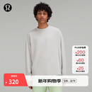lululemon丨Relaxed Fit 男士训练宽松剪裁长袖 T 恤 LM3DIFS 杂色海豹灰 L