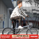 大行（DAHON）折叠自行车20英寸8级变速经典P8单车KBC083 消光灰经典版--京仓
