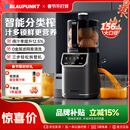 蓝宝（BLAUPUNKT）榨汁机原汁机家用渣汁分离果汁机冰淇淋机全自动大口径水果蔬菜榨汁高出汁好清洗纯汁率99%星空灰