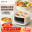 小熊（Bear）电炖盅隔水炖汤盅电炖锅燕窝炖盅煲汤炖汤陶瓷全自动家用3-4人炖蒸煮一体多功能锅4.1L DDZ-J25H5