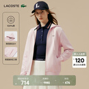 LACOSTE法国鳄鱼女装25秋冬新款休闲宽松拉链卫衣外套|SF5256 ADY/浅粉色 M 38