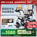 鱼跃(yuwell)电动轮椅车D130FL老人专用全自动智能可折叠轻便代步锂电