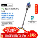戴森（DYSON）V12 Detect Slim Fluffy轻量高端吸尘器 光学探测微尘 140AW强劲吸力 除螨年会礼品 蓝色