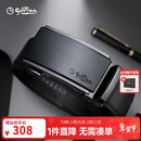 金利来【防指纹】头层牛皮男士自动扣光面皮带情人节礼物 黑色 125