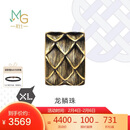 周生生新年黄金转运珠王安宇同款 酷黑足金串珠XL龙鳞不含绳94750C定价