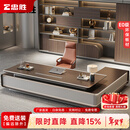 忠胜办公家具新款高档轻奢总裁办公桌老板桌工作台董事长E0级环保老板办公桌椅 2.8米老板桌+3.0米文件柜+老板椅