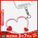 CASETIFY 【全新上市】心形手机腕带 适用于iPhone全系列手机配件 多功能手机挂环腕带 热情粉