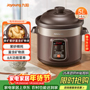 九阳（Joyoung）电炖锅电炖盅5L大容量紫砂预约电砂锅 多功能锅 智能定时精炖煮粥煲汤锅DG50Z-GD510