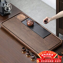 尚言坊茶盘带排水沥水高档大尺寸家用办公室功夫茶具竹制茶托盘干泡茶台