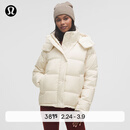 lululemon丨Wunder Puff 女士羽绒外套 LW4BWRS 浅象牙白 L /10