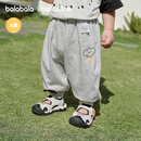 巴拉巴拉【balaOne】童装宝宝长裤婴儿夏季运动裤2026可爱萌
