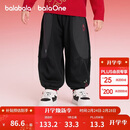 巴拉巴拉童装儿童加绒长裤男女童弯刀裤保暖红色新年拜年服童裤