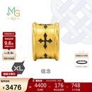 周生生新年礼物王安宇同款 信念黄金转运珠 足金XL串珠 86640C定价