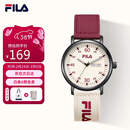 斐乐（FILA）手表女款学生帆布带学生手表运动女孩初高中生考试手表6835-001