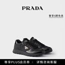 PRADA/普拉达【礼物】男士PRAX 01 再生尼龙亮面皮革运动鞋 黑色-新款 41 (7)
