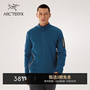 ARC'TERYX始祖鸟 COVERT CARDIGAN 保暖 男子 抓绒衫 Lodestar Heather/黑色/瀚空蓝 M