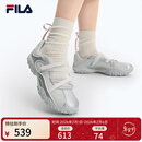 斐乐斐乐官方芭蕾凉鞋女2025夏季新款玛丽珍凉拖鞋子休闲鞋运动鞋 太空银/白玛瑙灰-SW 39