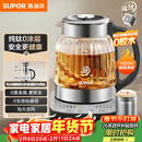 苏泊尔（SUPOR）1.5L 纯钛养生壶 煮茶壶烧水壶 恒温煮茶器 加大滤网 电热水壶保温花茶壶 0胶水 SW-15YQ62
