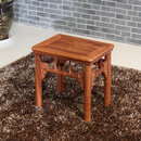 木中央 红木家具 非洲花梨（学名：刺猬紫檀）中式梳妆台0.98米 实木化妆桌凳套装 简约穿衣镜 单个凳子（非洲刺猬料）