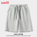 班尼路（Baleno）短裤男夏季重磅纯棉休闲百搭男士五分裤外穿宽松大码运动透气中裤