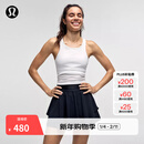 lululemon丨Ebb to Street 女士短款工字运动背心 内置内衣 LW1CJUS 白色 M /8