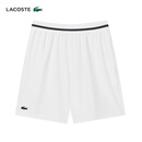 LACOSTE法国鳄鱼男装26春季新款德约科维奇系列运动短裤|GH7413 3IN/白色/黑色 M