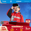 安踏儿童外套男小童装奥特曼加绒保暖易去污连帽梭织厚外套352619616 【店长推荐】经典红-2 130