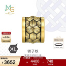 周生生新年黄金转运珠 Charme XL酷黑 足金锁子纹串珠 93841C定价